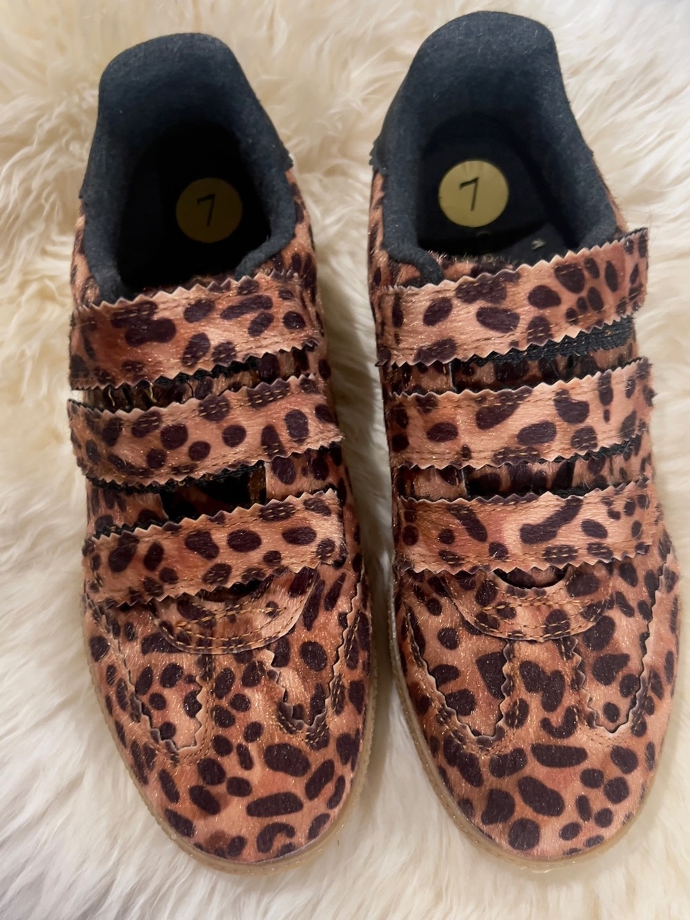 NWOT Camila Coelho Bastion Women's Size 7M Slip-On Shoe - Leopard Detail